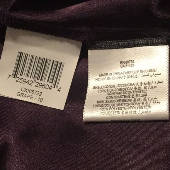 - BCBGmaxazria two tone chiffon pleated grap… - Picture 13 of 13